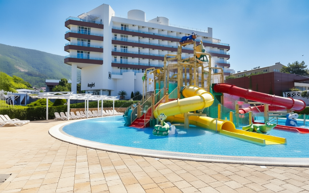 Курортный отель Alean Family Biarritz — забронировать отель в Геленджике