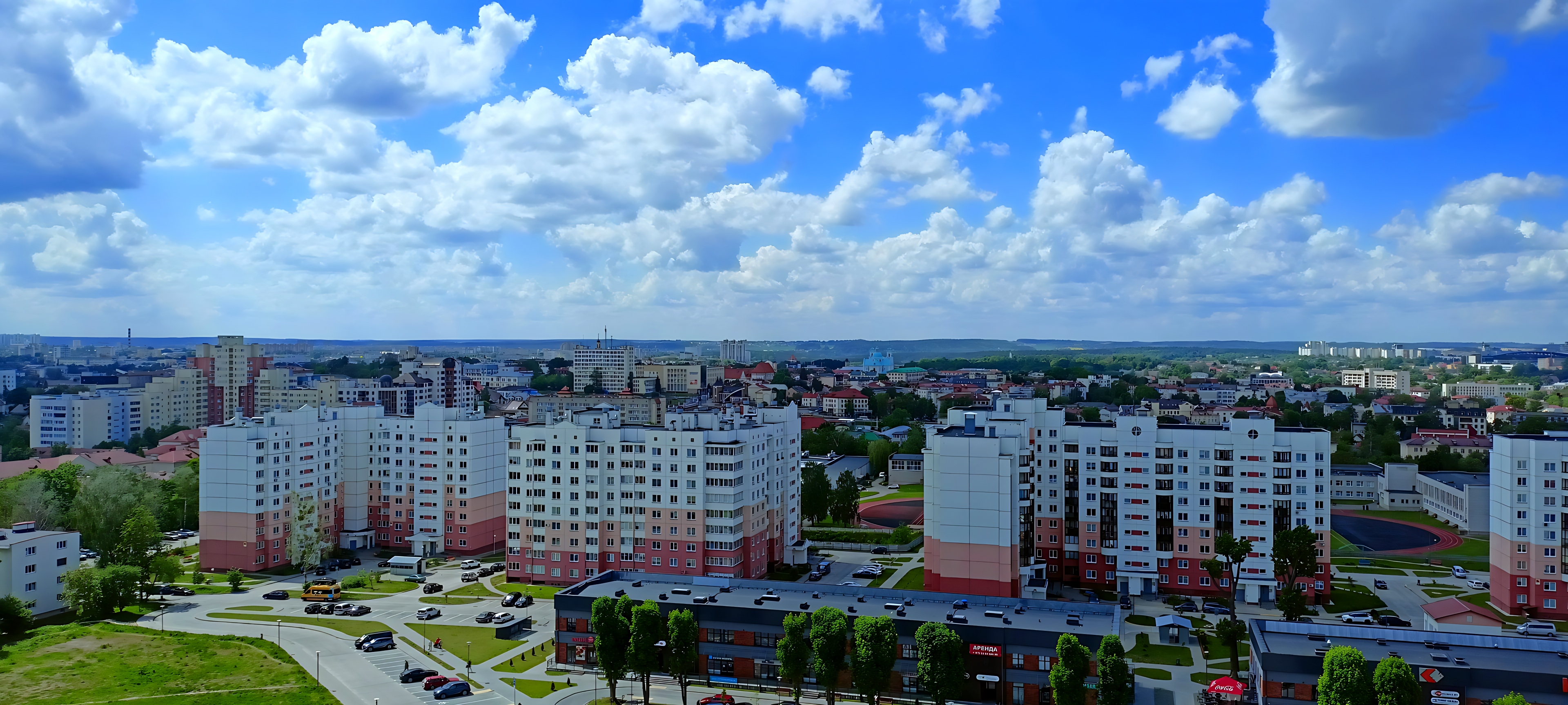 Apartamenty Luks s sikarnejsim panoramnym vidom na ves' gorod